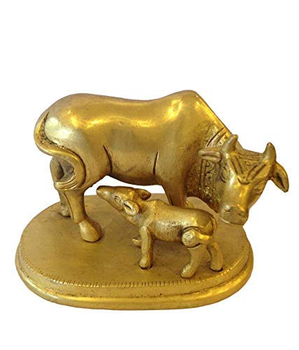 Asta Dhatu Made Cow and Calf Idol