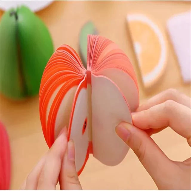 3D Fruit shape Memo pad sticky notes paper .