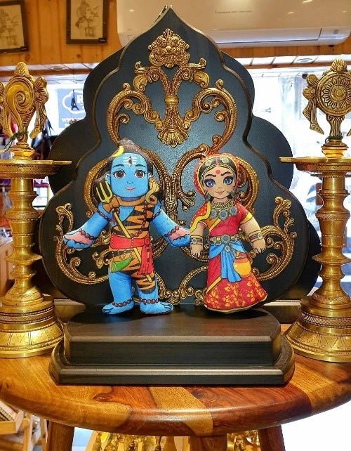 Shiv and Parvati Ji Soft Toy , Toy of Lord Shiva and Parvati Shiv Parvati Doll Shiv Parvati Soft Toy Shiv Ji Parvati Ji Soft Toy
