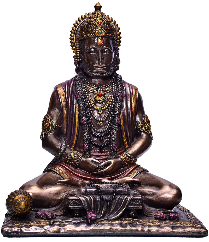 Lord Hanuman in Bonded Bronze Statue Idol Home Decor