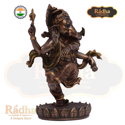 Bonded Bronze Dancing Ganesh