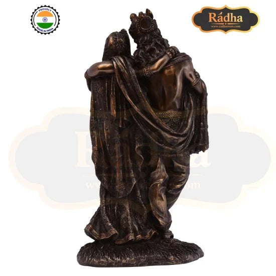 Bonded Bronze Radha Krishna Couple Large 29CM