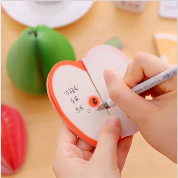 3D Fruit shape Memo pad sticky notes paper . - Image 4