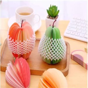 3D Fruit Shape Memo Pad Sticky Notes Paper
