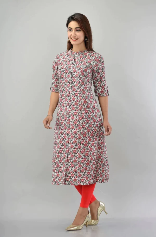 Women Printed Kurti - Image 2