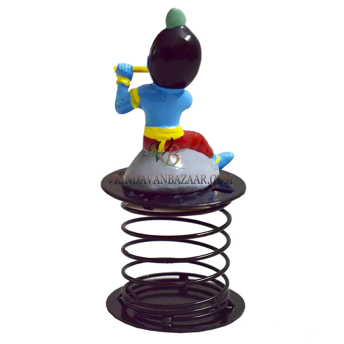 Krishna Playing Flute Fun Spring Toy - Image 2