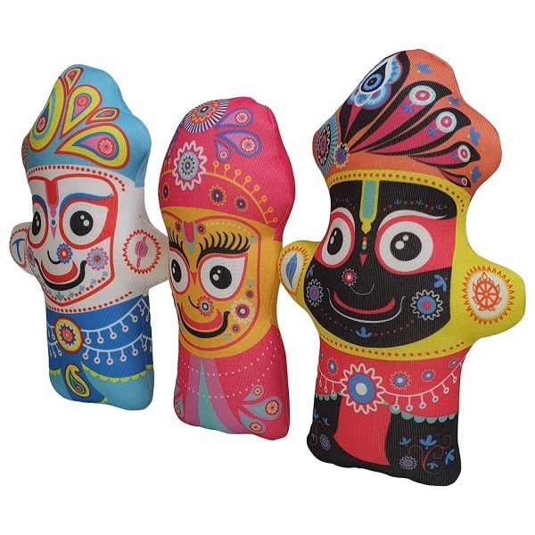 Jagannath. Baldev. Subadra Ji Soft Toy Small - Image 3