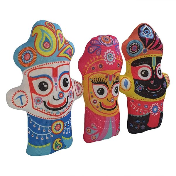 Jagannath. Baldev. Subadra Ji Soft Toy Small - Image 4