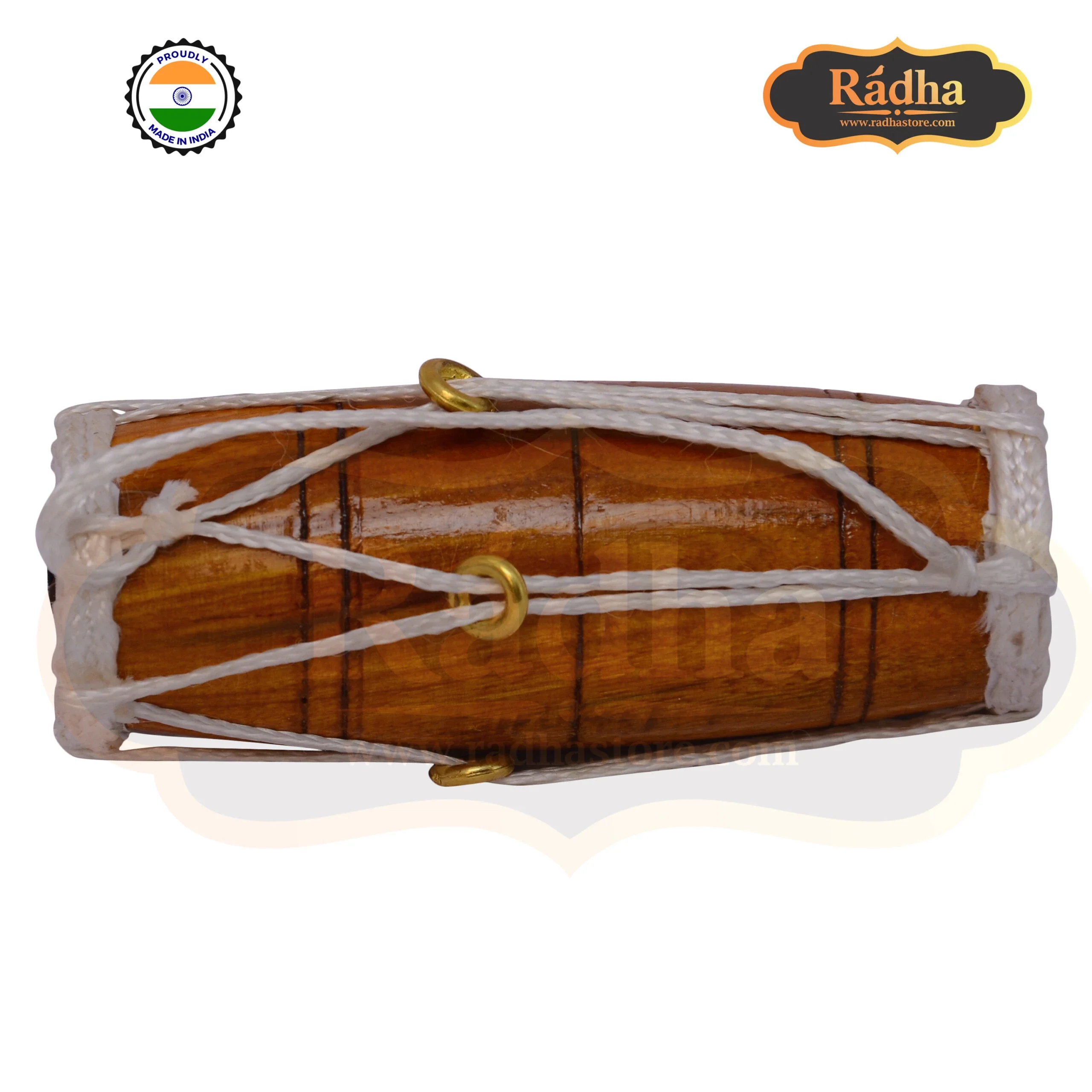 Wooden Fridge Magnet Music Mirdanga Handcrafted - Image 3