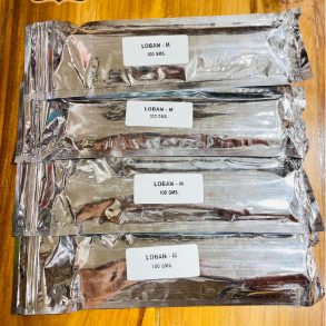 Natural Agarbatti Loban - Pure Indian Incense Sticks (Pack of 4)